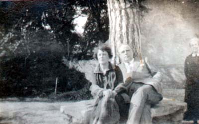 Con su esposa, María Pérez-Peix