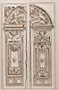 Inv. P. Collot, grab. A. Lemercier. Paneles de puerta c. 1633