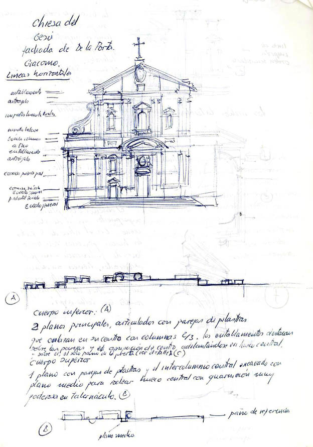 fachada del Gesu