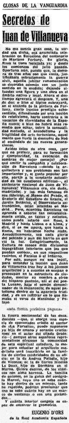 Glosas en La Vanguardia