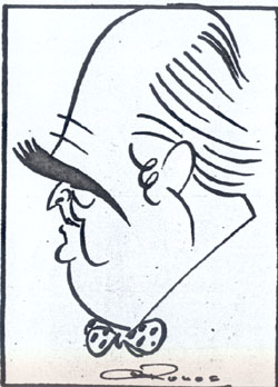 Caricatura de E. d'Ors