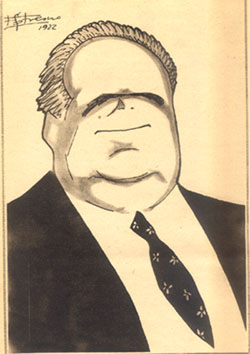 Caricatura de E. d'Ors