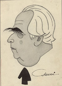 Caricatura de E. d'Ors